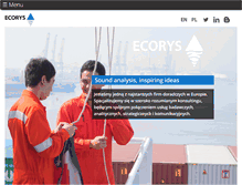 Tablet Screenshot of ecorys.pl